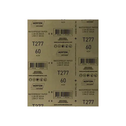 Lixa D'água Norton – 50und (Grão 80, 120, 150, 180, 220, 240, 320)